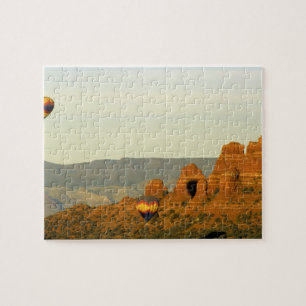 Hot Air Balloons in Sedona, Arizona, USA. Puzzle