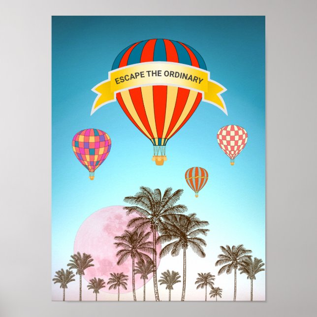 Hot Air Balloons Inspiration Poster (Vorne)