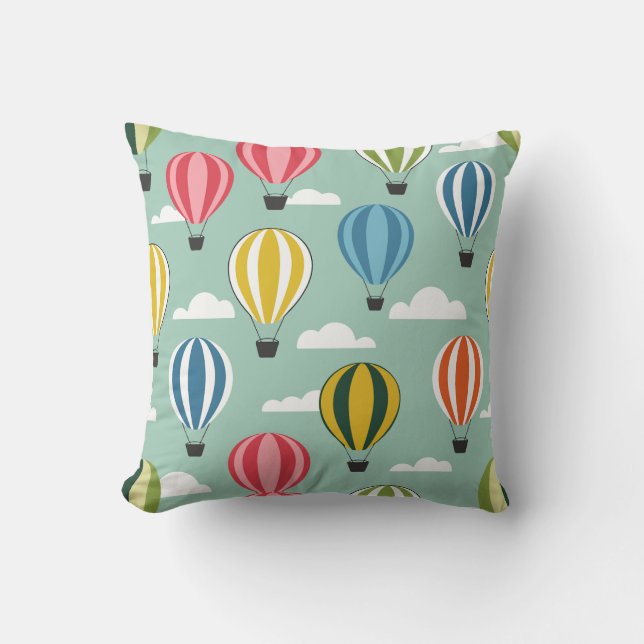 Hot air balloons kissen (Vorderseite)