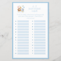 Hot Air Balloons Tiere A-Z Baby Showspiel