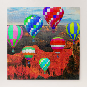 Hot Air Balloons über dem Grand Canyon Puzzle
