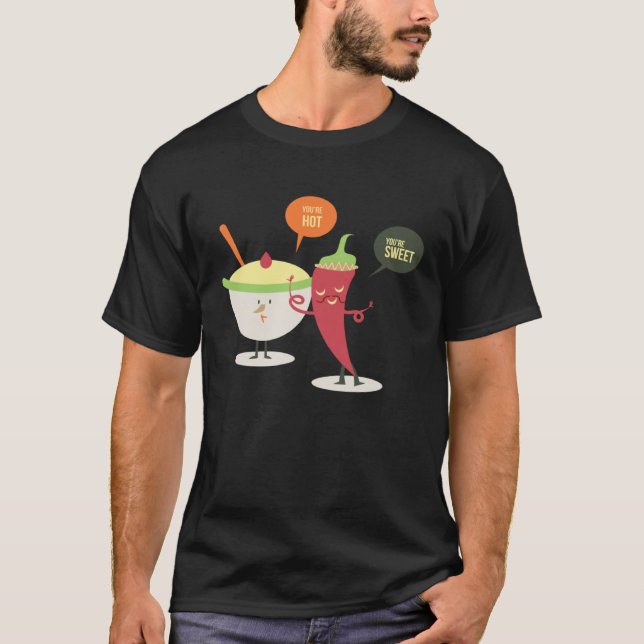 Hot and Sweet Chili Pepper Ice Cream T-Shirt (Vorderseite)