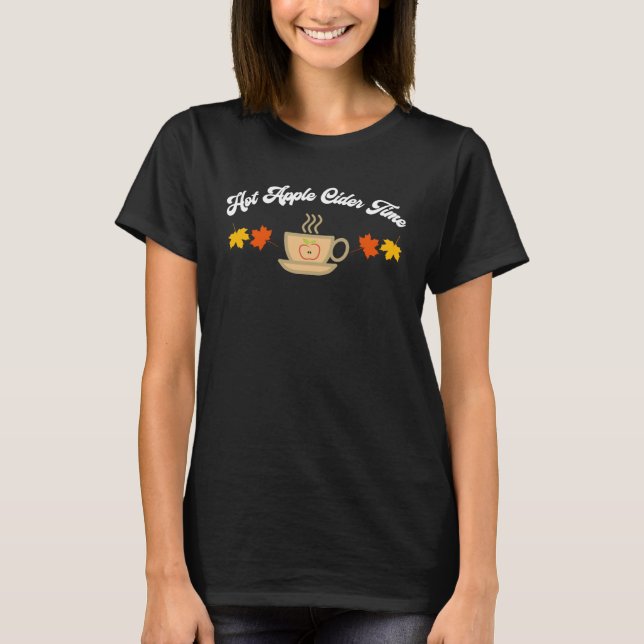 Hot Apple Cider Time Fall Festival Autumn Apple Ju T-Shirt (Vorderseite)