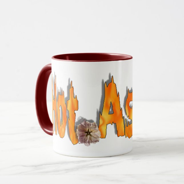 Hot as Hell Tasse (Vorderseite Links)