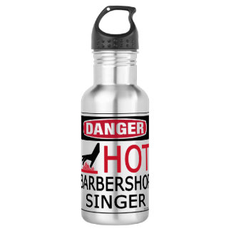Hot Barbershop Singer Edelstahlflasche