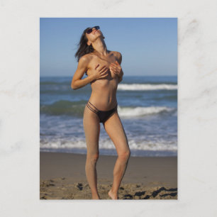 ● Hot ! ● Bikini Beach Girl Foto Postkarte