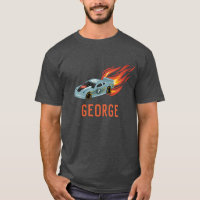 Hot Blue Racing Car mit Nummer
