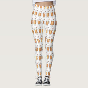Hot Buttered Rum Holiday Drinks Weihnachtsgetränke Leggings