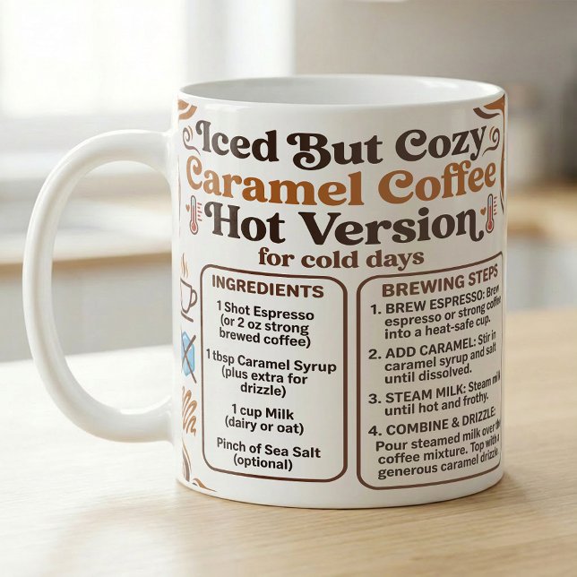Hot Caramel Latte Recipe Cozy Kaffeetasse (Von Creator hochgeladen)