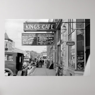 Hot Catfish in Clarksville in den 30er Jahren Poster