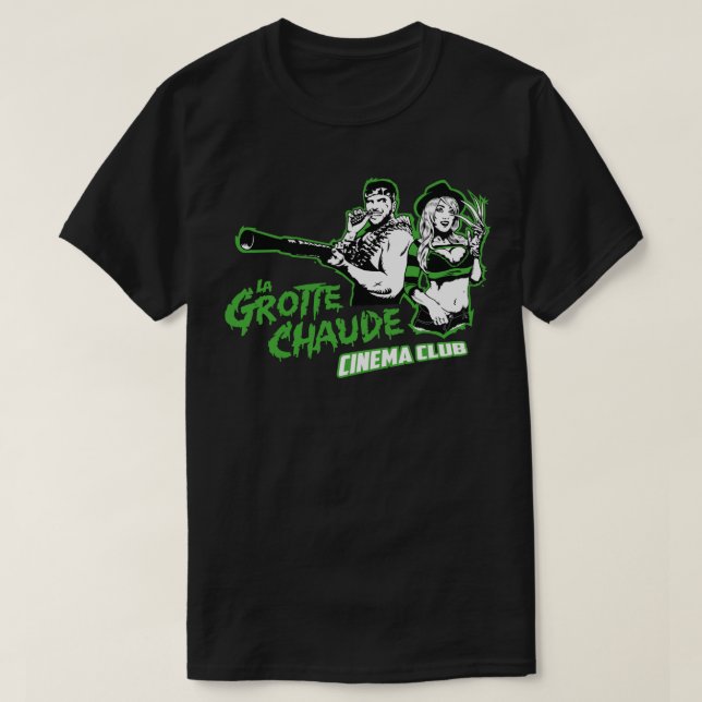 Hot Cave Original Green T-Shirt (Design vorne)