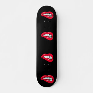 Hot Cherry Lippchen Schwarzer Pop Kunstmuseum Mont Skateboard