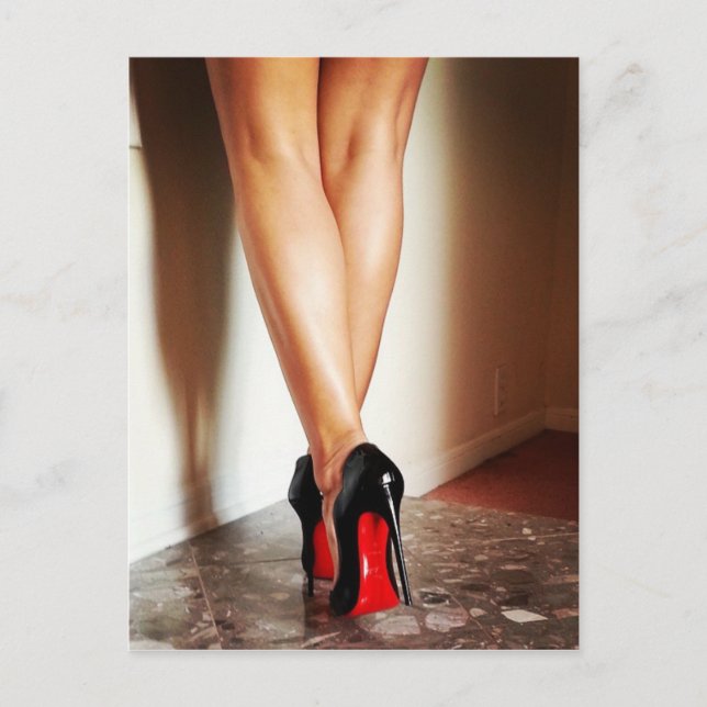 Hot Chick Postkarte (Vorderseite)