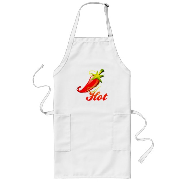 Hot Chili Lange Schürze (Vorne)
