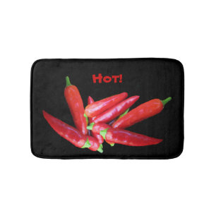 Hot Chili Paprikaschoten Bath Matts Badematte