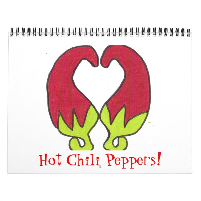 Hot Chili Paprikaschoten! Kalender (Titelbild)