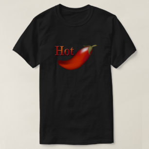 Hot Chili Pepper T - Shirt Schwarz