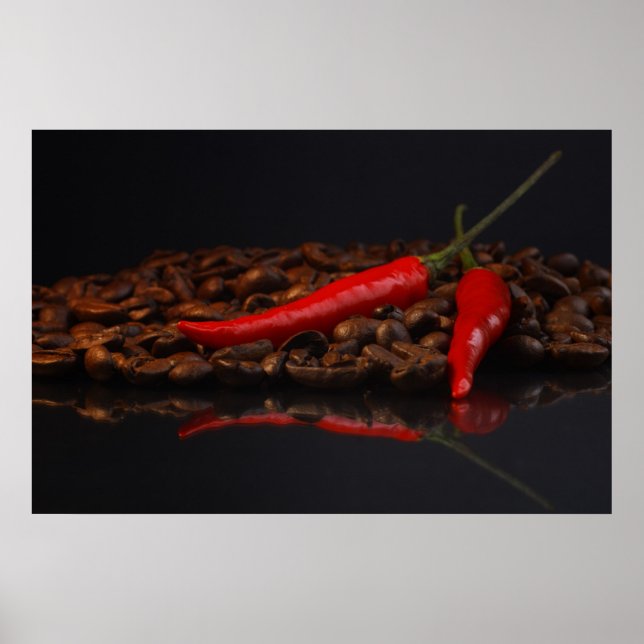 Hot Chilli Kaffee Poster (Vorne)