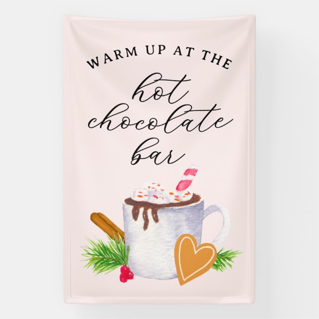 Hot Chocolate Bar Banner (Vertikal)