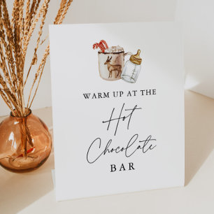 Hot Chocolate Bar Winter Baby Dusche Schild