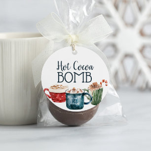 Hot Chocolate Bomb Geschenk-Tag Geschenkanhänger