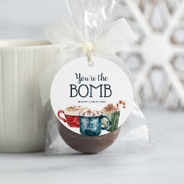 Hot Chocolate Bomb Geschenk-Tag Geschenkanhänger