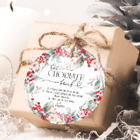 Hot Chocolate Bomb Winter Floral