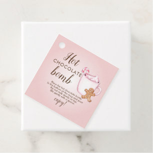 Hot-Chocolate-Bombe Geschenkanhänger