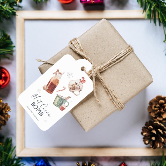 Hot Chocolate Bombe Geschenkanhänger (Von Creator hochgeladen)