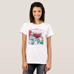 Hot Chocolate & Candy Cane Weihnachten T-Shirt
