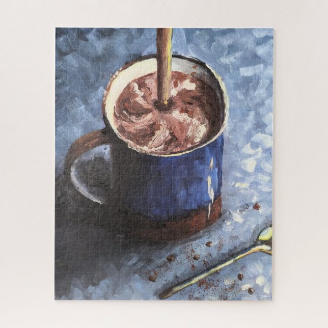 Hot Chocolate Coffe Morning Mood Puzzle (Vertikal)