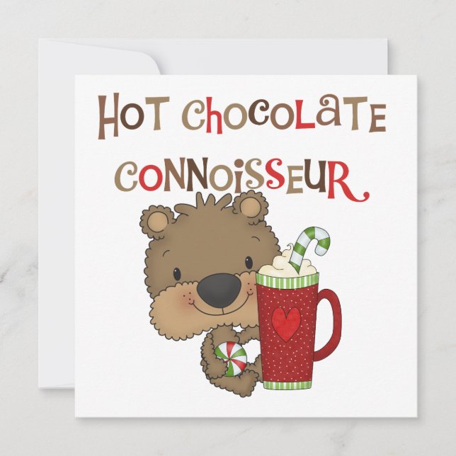 Hot Chocolate Connoisseur Boy Bear (Vorderseite)