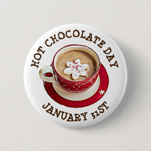 Hot Chocolate Day 31. Holidays - Schaltfläche Button