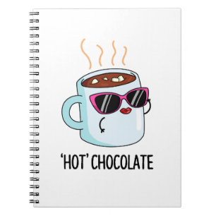 Hot Chocolate Funny Drink Pub Notizblock