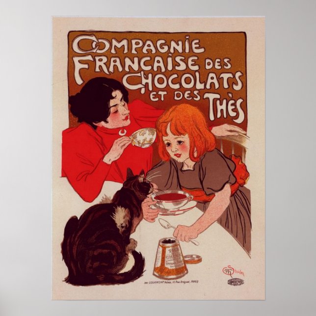 Hot Chocolate Lovers Dream Print Poster (Vorne)