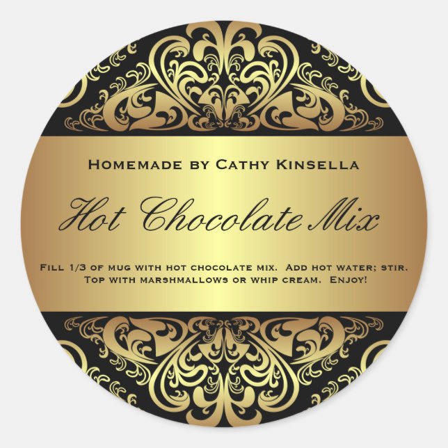 Hot Chocolate Mix Sticker (Vorderseite)