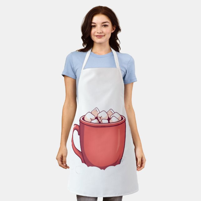 Hot Chocolate Mug Apron  Schürze (Getragen)