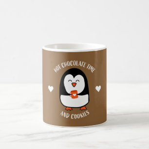 Hot Chocolate Pinguin Drinker Zwei-Tone-Tasse Kaffeetasse