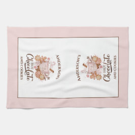 Hot Chocolate Pink Weihnachtsname Küchentuch