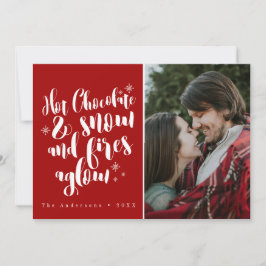 Hot Chocolate & Snow Cosy Holiday Design
