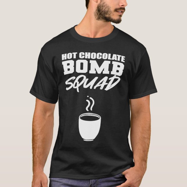 Hot Chocolate Squad Bartender T-Shirt (Vorderseite)