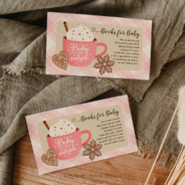 Hot Chocolate Winter Baby Girl Books for Baby Begleitkarte