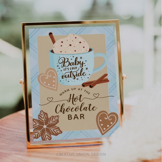 Hot Chocolate Winter Baby Shower Boy Cocoa Bar (Von Creator hochgeladen)