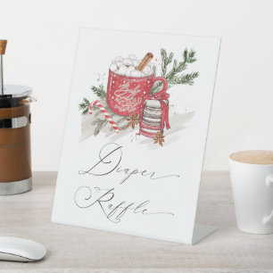 Hot-Chocolate-Winter-Kinderdusche-Windelwanne Sockelschild