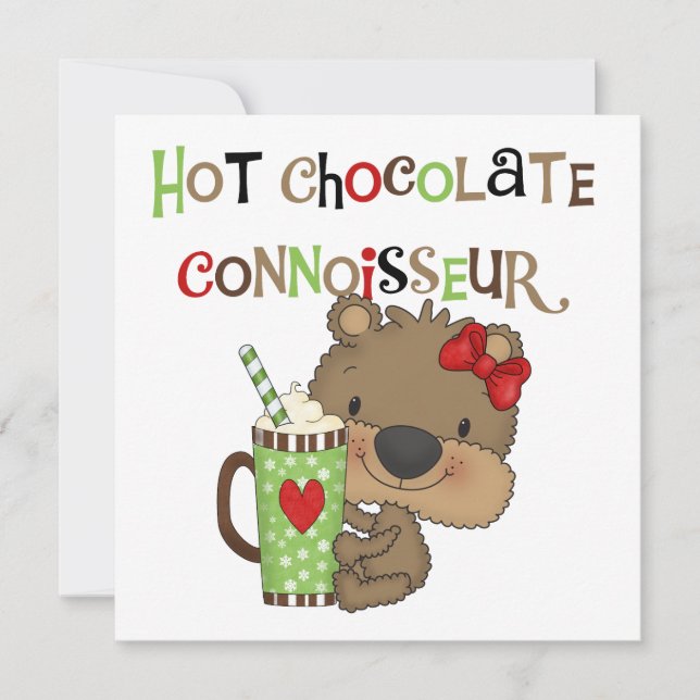 Hot ChocolateConoisseur Girl Bear (Vorderseite)