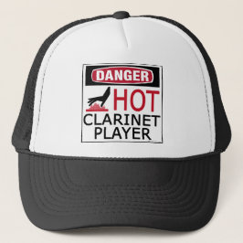 Hot Clarinet Player Truckerkappe