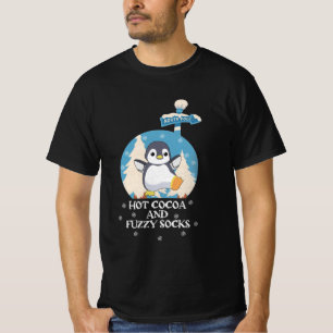 Hot Cocoa And Fuzzy Socks   Cute baby penguin T-Shirt