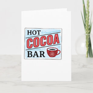 Hot Cocoa Bar Karte