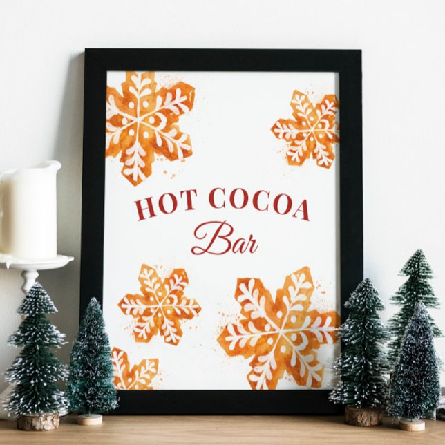 Hot Cocoa Bar Lebkuchen Kekse Weihnachten Poster (Von Creator hochgeladen)