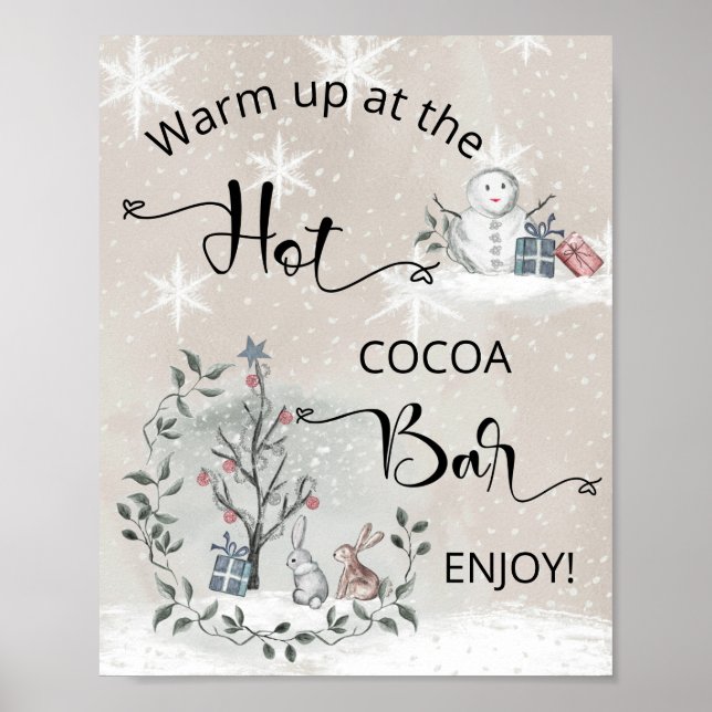 Hot Cocoa Bar Poster (Vorne)